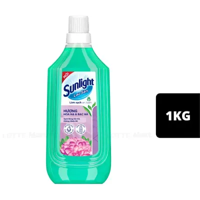 Nước Lau Sàn Sunlight Hương Hoa Hạ và Bạc Hà Chai 1kg