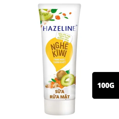 Sữa Rửa Mặt Hazeline Chiết Xuất Nghệ Hoa Cúc Kiềm Dầu Ngừa Mụn 100g