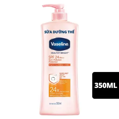 Sữa Dưỡng Thể Vaseline Chống Nắng và Dưỡng Ẩm SPF24 Chai 350ml