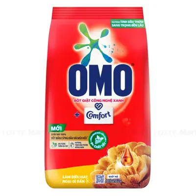 Bột Giặt OMO Comfort Tinh Dầu Thơm Sang Trọng Bền Lâu 700g