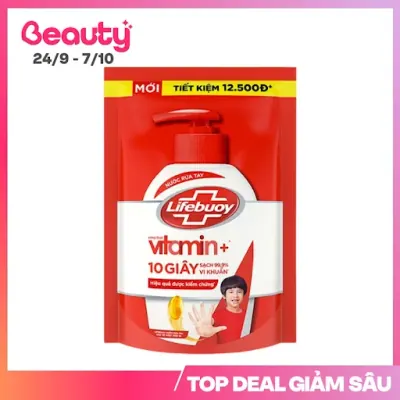Nước Rửa Tay Lifebuoy Công Thức Vitamin+ Bảo Vệ Vượt Trội 10 400g