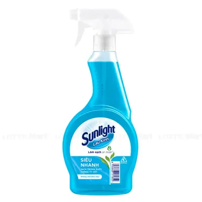 Nước Lau Kính Sunlight Siêu Nhanh Sạch Trong Suốt Chai 520ml