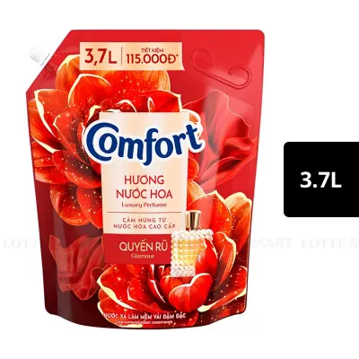Nước Xả Vải Comfort Hương Nước Hoa Quyến Rũ 3.7L
