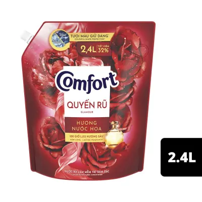 Nước Xả Comfort Hương Nước Hoa Quyến Rũ Túi 2.4L