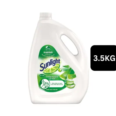 Nước Rửa Chén Sunlight Thiên Nhiên Hương Lô Hội 3.5kg