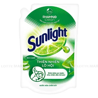 Nước Rửa Chén Sunlight Hương Thiên Nhiên Lô Hội Túi 2kg