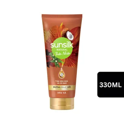 Dầu Xả Sunsilk Thiên Nhiên Dưỡng Phục Hồi Chuyên Sâu Từ Gốc 330ml