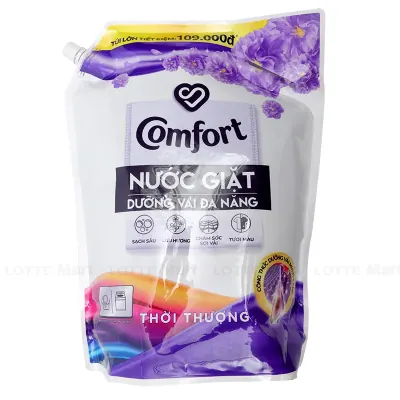 Nước Giặt Dưỡng Vải Comfort Hương Thời Thượng Cho Máy Giặt Cửa Trước và Cửa Trên 3.8kg