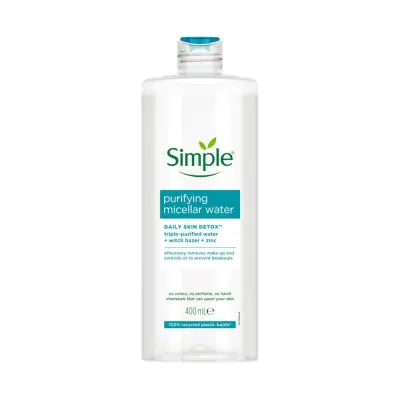 Nước Tẩy Trang Simple Purifying Micellar Water Cho Da Mụn 400ml