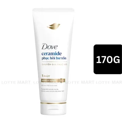 Kem Xả Serum Dove Ceramide Phục Hồi Hư Tổn Tuýp 170g