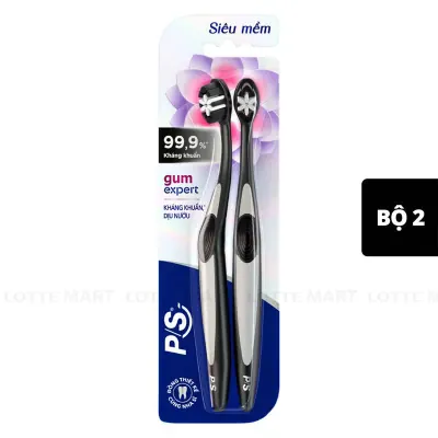 Bộ 2 Bàn Chải P/S Chuyên Gia Chăm Sóc Kháng Khuẩn Dịu Nướu
