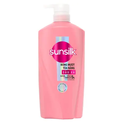 Dầu Xả Sunsilk Luminous UV Cho Tóc Bóng Mướt 100 Giờ 600g