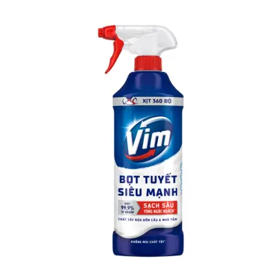 Xịt Bọt Tuyết Vim Toilet 500ml