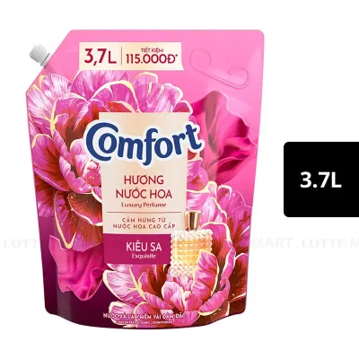 Nước Xả Vải Comfort Hương Nước Hoa Kiêu Sa 3.7L