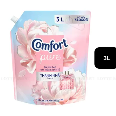 Nước Xả Vải Comfort Hương Hoa Trắng Thanh Nhã 3L