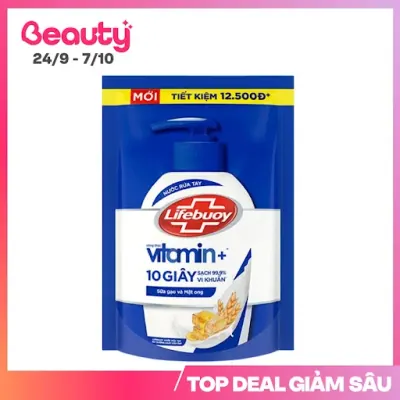 Nước Rửa Tay Lifebuoy Hương Sữa Gạo Mật Ong 400g