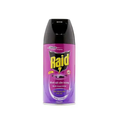 Bình Xịt Côn Trùng Raid Hương Lavender 300ml