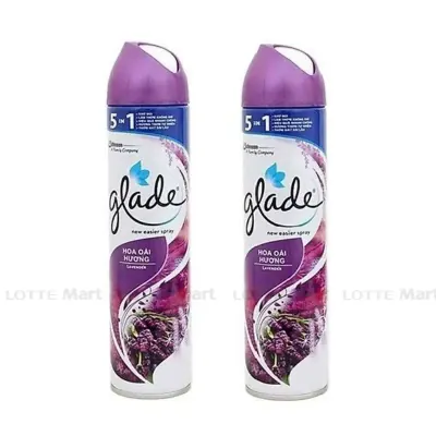 Lô 2 Chai Bình Xịt Phòng Glade Hương Lavender 280ml