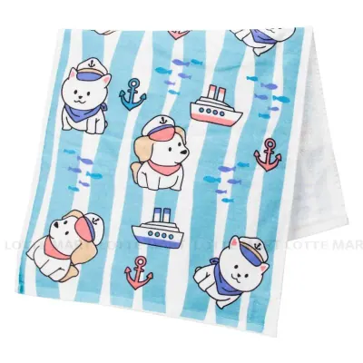 Khăn Tắm Cho Bé Mollis Màu Xanh Dương BM6A 50*100cm 135g