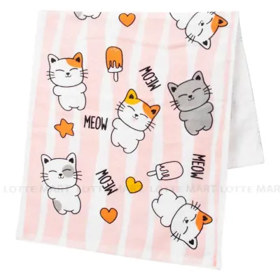 Khăn Tắm Cho Bé Mollis Màu Hồng BM6A 50*100cm 135g
