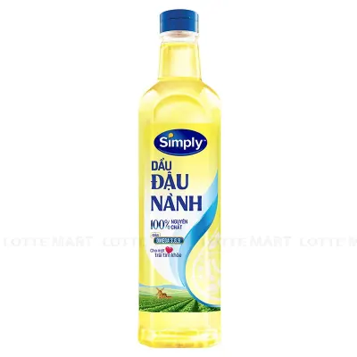 Dầu Đậu Nành Simply 100% Nguyên Chất 1L