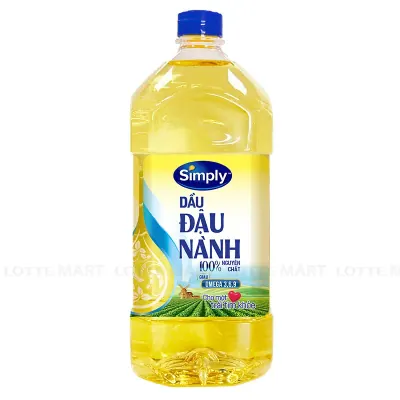 Dầu Đậu Nành Simply 100% Nguyên Chất Chai 2L