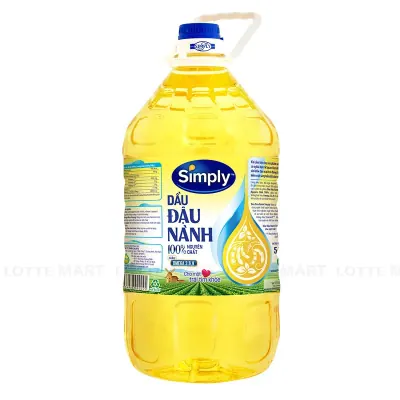 Dầu Đậu Nành Simply 100% Nguyên Chất 5L