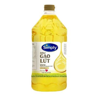 Dầu Gạo Lứt Simply 100% Nguyên Chất 2L