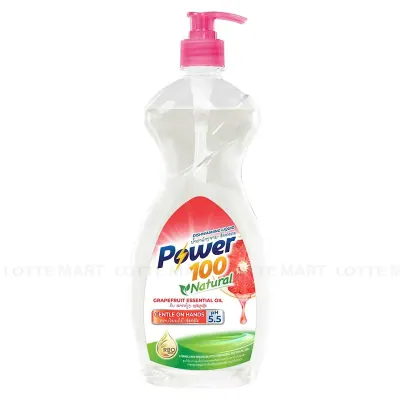 Nước Rửa Chén Power100 Tinh Dầu Bưởi Tây Chai 750g
