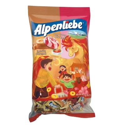 Kẹo Alpenliebe Caramel và Dâu Gói 1kg x