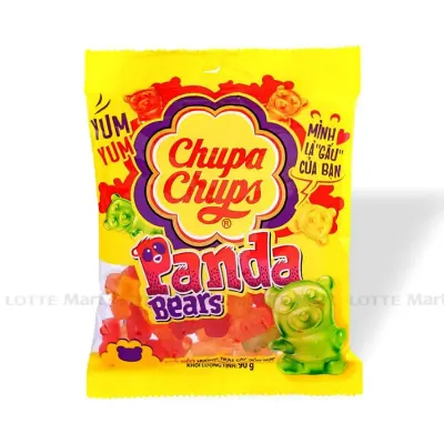 Kẹo Dẻo Gấu Panda Chupachups Hương Trái Cây Hỗn Hợp 90g