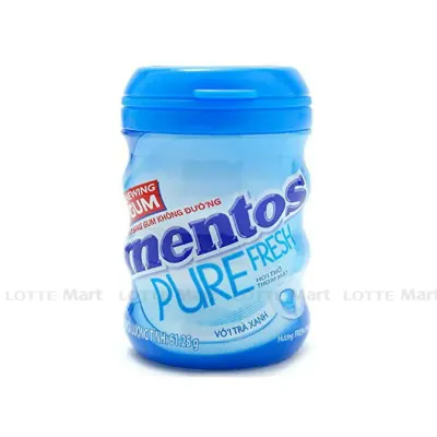 Kẹo Gum Không Đường Mentos Pure Fresh 61.25g