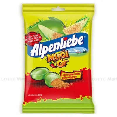 Kẹo Alpenliebe Hương Xoài Nhân Muối Ớt 203g