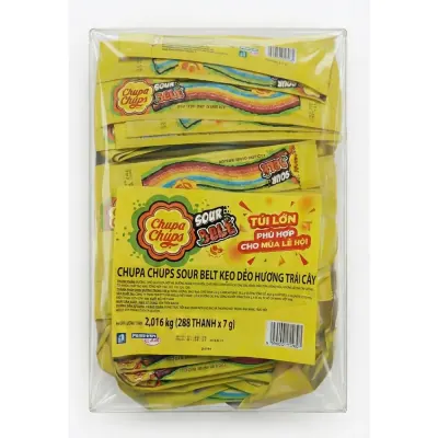 Kẹo Dẻo Chupa Chups Sour Belt Trái Cây 2.016kg-x