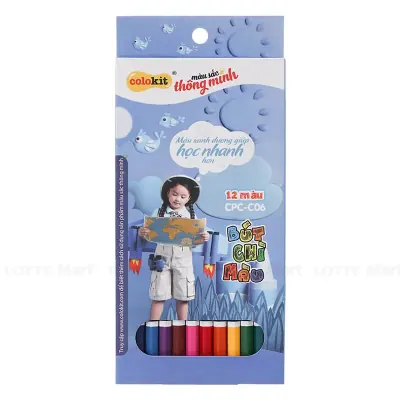 Bút Chì Màu Thiên Long CPC-06 Hộp 12 Màu