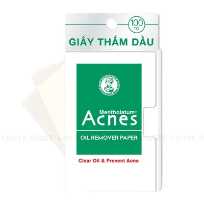 Giấy Thấm Dầu Acnes Oil Remover Paper 100 Tờ
