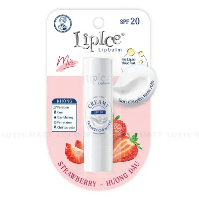 Son Dưỡng Môi LipIce Hương Dâu 3.3g