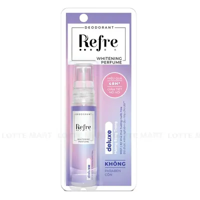 Xịt Ngăn Mùi Refre Dưỡng Trắng Hương Sang Trọng Chai 30ml