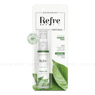 Xịt Ngăn Mùi Refre Natural Hương Trà Xanh Chai 30ml