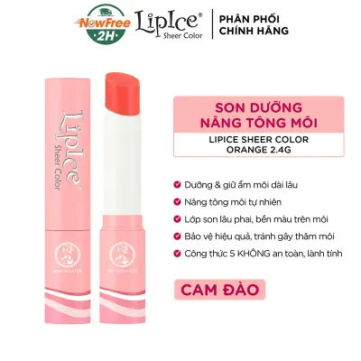 Son Dưỡng LipIce Hiệu Chỉnh Sắc Môi - Cam Đào 2.4g
