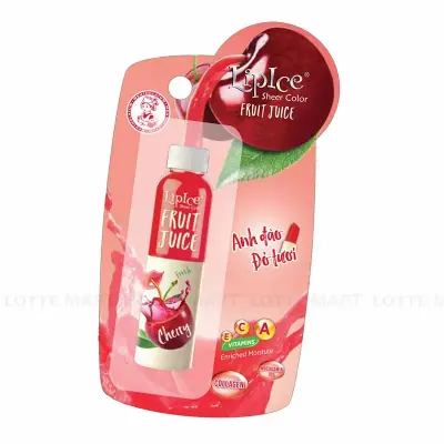 Son Dưỡng Môi LipIce Sheer Color Fruit Hương Anh Đào Đỏ Tươi 4g