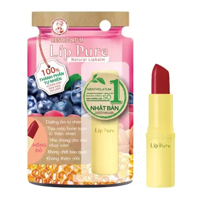 Son Dưỡng Môi LipPure Hồng Đỏ 3.8g