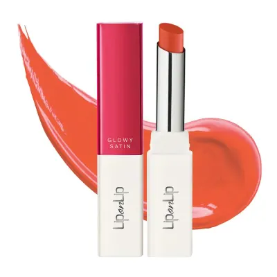 Son Trang Điểm Lip on Lip Glowy Satin Sunset Peach Cam Đào 2.2g
