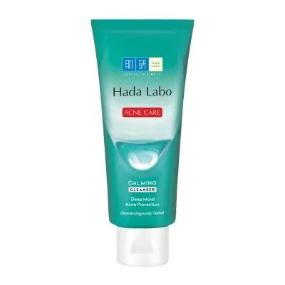 Kem Rửa Mặt Hada Labo Acne Care Cho Da Mụn và Nhạy Cảm Tuýp 80g
