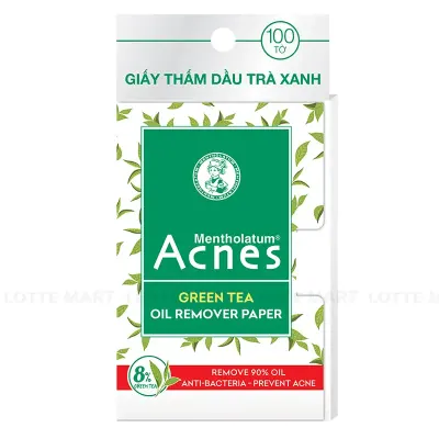 Giấy Thấm Dầu Acnes Trà Xanh 100 Tờ