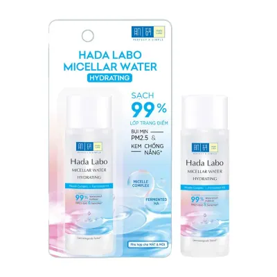 Nước Tẩy Trang Hada Labo Micellar Water Hydrating Sạch Sâu Dưỡng Ẩm 40ml