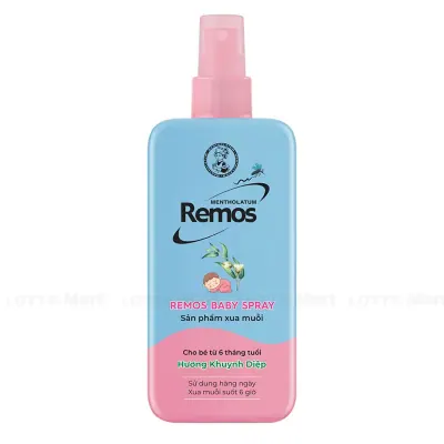 Xịt Chống Muỗi Remos Cho Bé Từ 6 Tháng Tuổi Chai 70ml