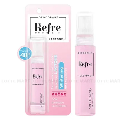 Xịt Ngăn Mùi Refre Hương Lactone Dưỡng Trắng Ẩm Mịn Chai 30ml