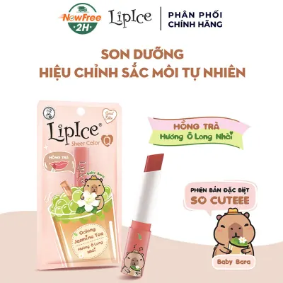 Son Dưỡng LipIce Hương Ô Long Nhài, Màu Hồng Trà 2.4g