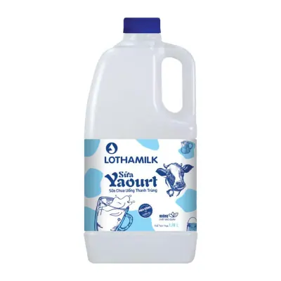 Sữa Yaout Lothamilk Có Đường Chai Nhựa 1760ml